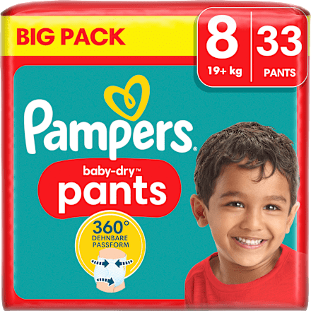 Baby Pants Baby Dry Gr.8 Extra Large (19+kg), Big Pack Pampers