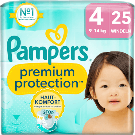 Windeln Premium Protection Gr. 4 Maxi (9-14 kg) Pampers