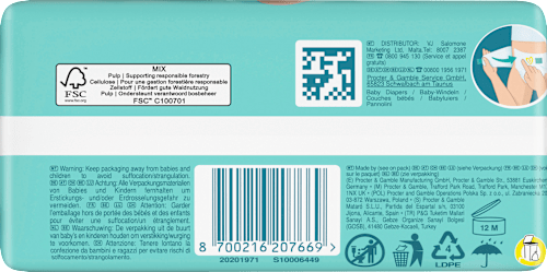 Windeln Premium Protection Gr. 0 New Baby Micro  Pampers