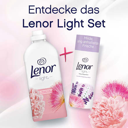 Weichspüler Light Pfingstrose & Seidenbaumblüte 38WL Lenor