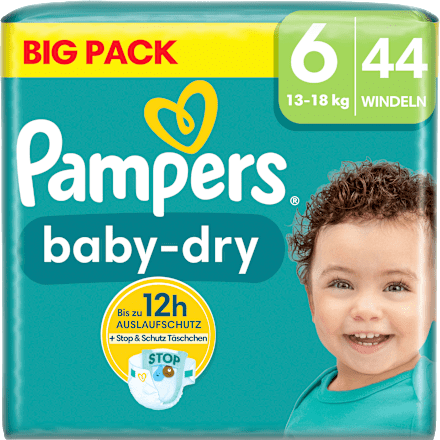 Windeln Baby Dry Gr.6 Extra Large (13-18kg), Big Pack Pampers