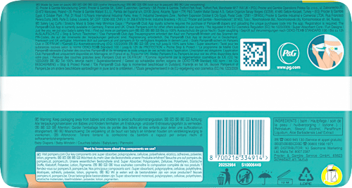 Windeln Baby Dry Gr.5+ Junior Plus (12-17kg), Big Pack Pampers