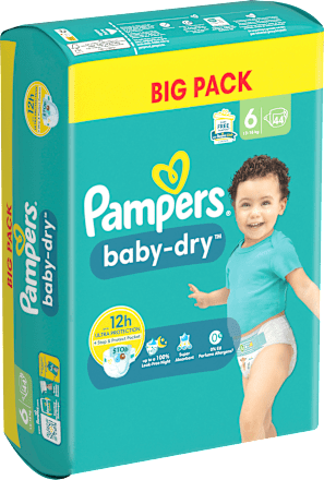 Windeln Baby Dry Gr.6 Extra Large (13-18kg), Big Pack Pampers