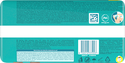 Windeln Baby Dry Gr.8 Extra Large (17+kg), Big Pack Pampers