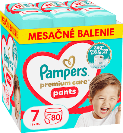 Plienkové nohavičky veľ. 7 (15+ kg) Pampers Premium Care