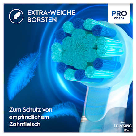 Elektrische Zahnbürste Kinder Pro König der Löwen Oral-B