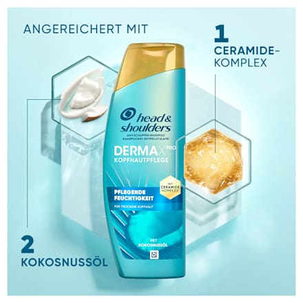 Shampoo Derma x Pro Hydra Pflege head&shoulders