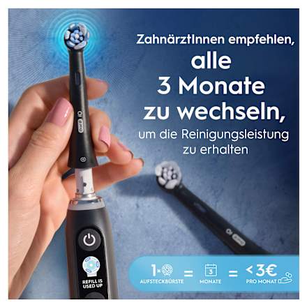 Aufsteckbürste iO Ultimative Reinigung schwarz Oral-B
