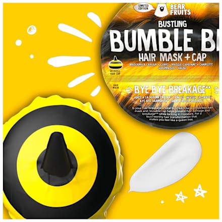 Haarmaske Bumble Bee, Hair mask + cap Bear Fruits