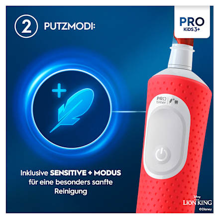 Elektrische Zahnbürste Kinder Pro König der Löwen Oral-B