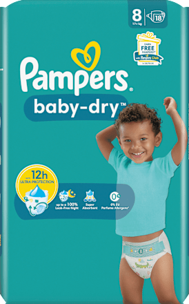 Windeln Baby Dry Gr.8 Extra Large (17+ kg) Pampers