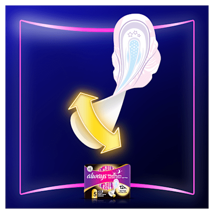 Platinum SECURE NIGHT EXTRA higijenski ulošci   always