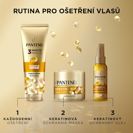3 Minute Miracle kondicionér na vlasy Intensive Repair PANTENE PRO-V