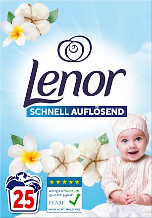 Vollwaschmittel Pulver Sensitiv		 Lenor