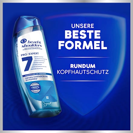 Shampoo Anti-Schuppen ProExpert 7 gegen hartnäckige Schuppen head&shoulders