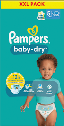 Windeln Baby Dry Gr. 5 Junior (11-16 kg) XXL-Pack Pampers