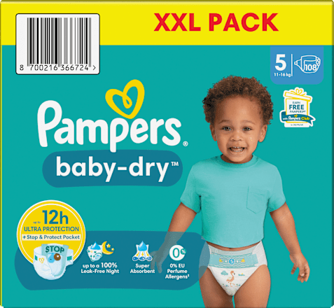 Windeln Baby Dry Gr. 5 Junior (11-16 kg) XXL-Pack Pampers