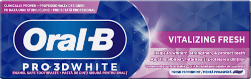 PRO - 3DWHITE VITALIZING FRESH pasta za zube Oral-B
