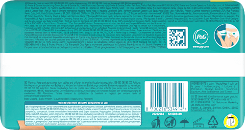 Windeln Baby Dry Gr.5+ Junior Plus (12-17kg), Big Pack Pampers