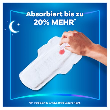 Binden mit Flügeln Infinity flex protect Nacht Extra always