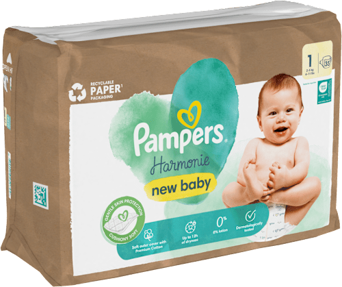 Plenice velikost 1 (2-5 kg) Pampers Harmonie