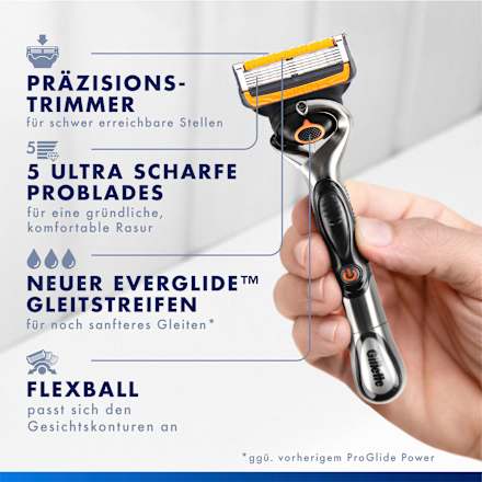 Rasierklingen Fusion5 ProGlide Power Gillette