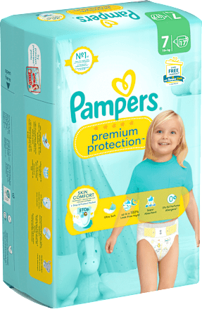 Windeln Premium Protection Gr.7 Extra Large (15+kg), Single Pack Pampers