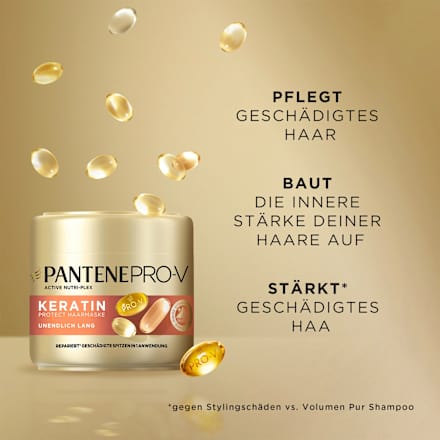 Haarmaske Keratin Unendlich Lang PANTENE PRO-V