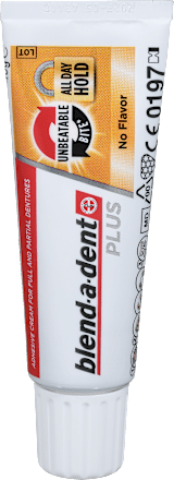 Pričvrstilna krema za celotne in delne zobne proteze Plus blend-a-dent