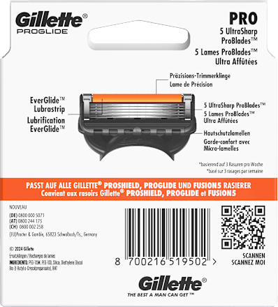 Rasierklingen ProGlide Gillette