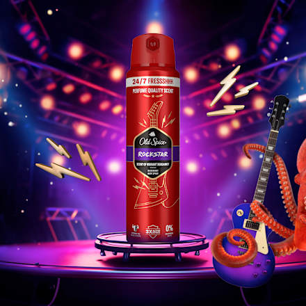 Deospray Rockstar sortiert Old Spice