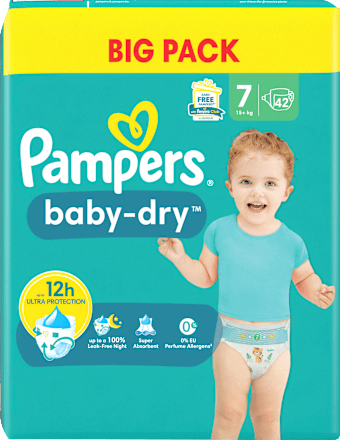 Windeln Baby Dry Gr.7 Extra Large (15+kg), Big Pack Pampers