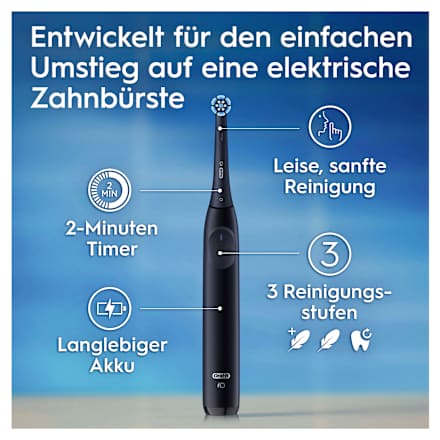 Elektrische Zahnbürste Series iO2 schwarz Oral-B