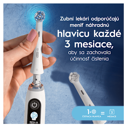 Náhradné čistiace hlavice iO Ultimate Clean, biele Oral-B