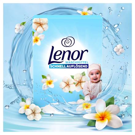 Vollwaschmittel Pulver Sensitiv		 Lenor