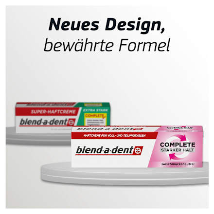 Haftcreme Complete geschmacksneutral blend-a-dent