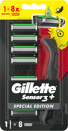 Sensor 3+ borotva 8 db betéttel, Special Edition Gillette