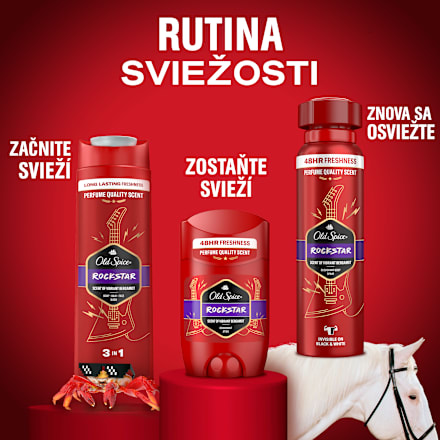 Pánsky tuhý dezodorant Rockstar  Old Spice