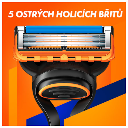 Fusion5 holicí strojek + 5 náhradních hlavic Gillette