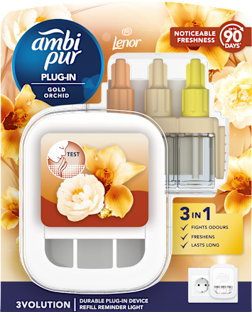 3volution električni osvježivač zraka + punjenje – Gold Orchid Ambi Pur