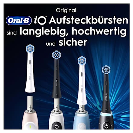 Aufsteckbürste iO Sanfte Reinigung schwarz Oral-B