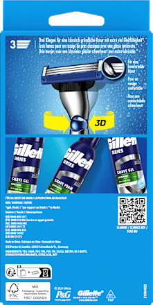 Rasierer, Mach3 Turbo 3D Gillette