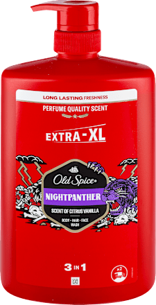 NIGHTPANTHER EXTRA-XL 3 IN 1 gel za tuširanje Old Spice