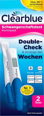 Schwangerschaftstest Double-Check Clearblue