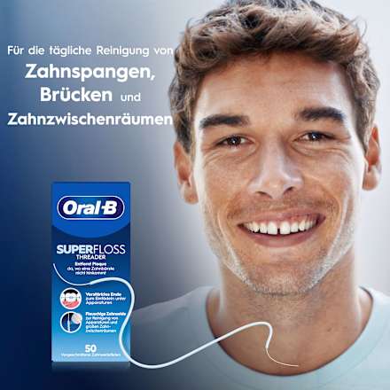 Zahnseide Superfloss Threader  Oral-B
