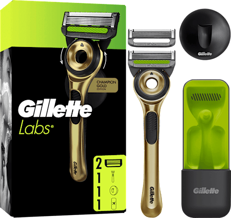 Rasierer Labs Gold Reiseset Gillette