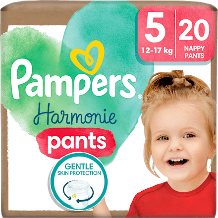 Plienkové nohavičky veľkosť 5 (12 - 17 kg) Pampers Harmonie