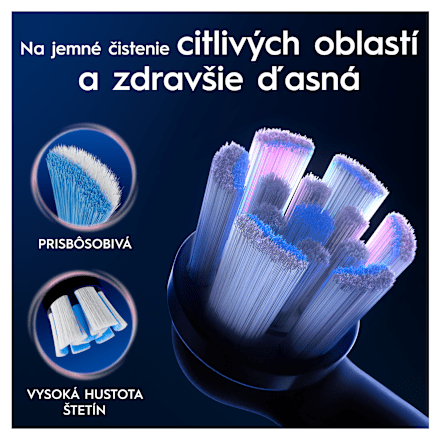 Náhradné čistiace hlavice iO Gentle Care, čierne Oral-B