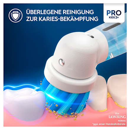 Elektrische Zahnbürste Kinder Pro König der Löwen Oral-B