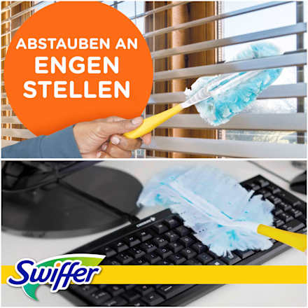 Staubmagnet Starterset (Griff + 3 Tücher)  Swiffer